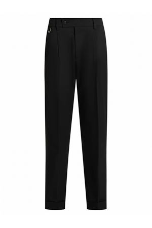 Black wool blend trousers LOW BRAND | L1PFW25266920D001